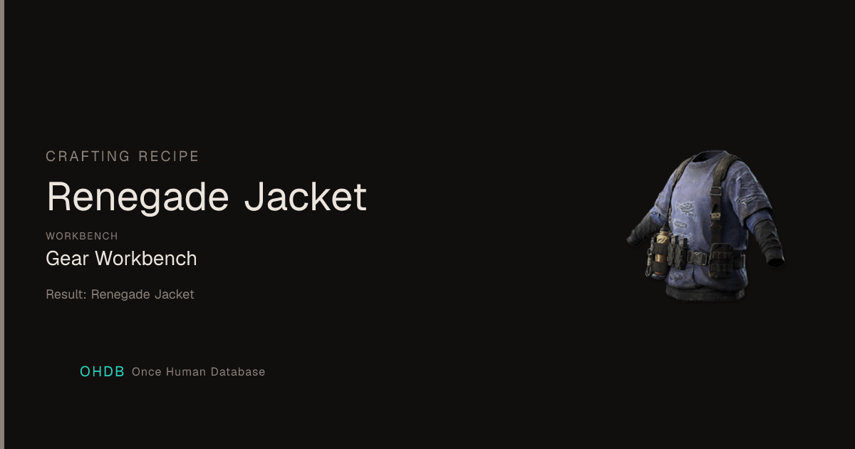 Renegade Jacket