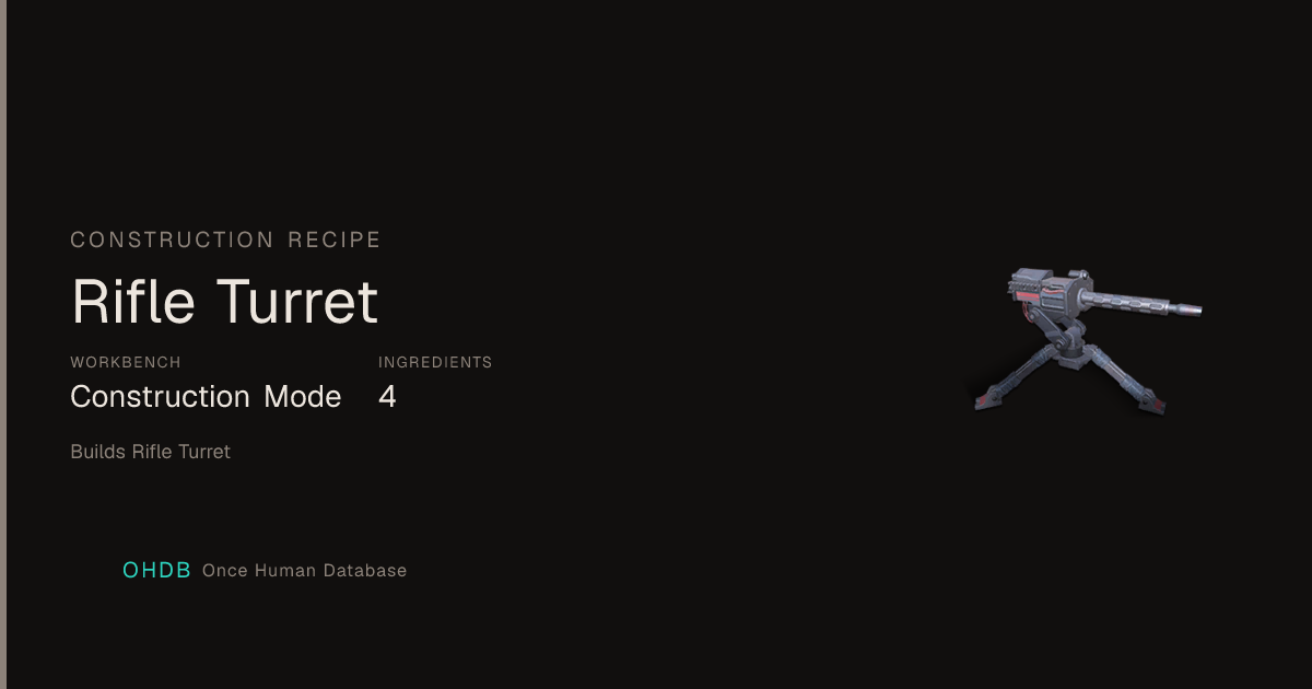 Rifle Turret