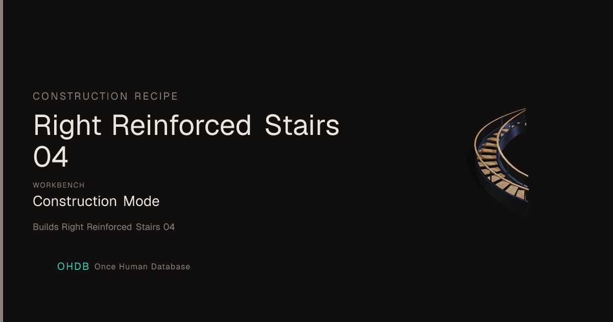 Right Reinforced Stairs 04
