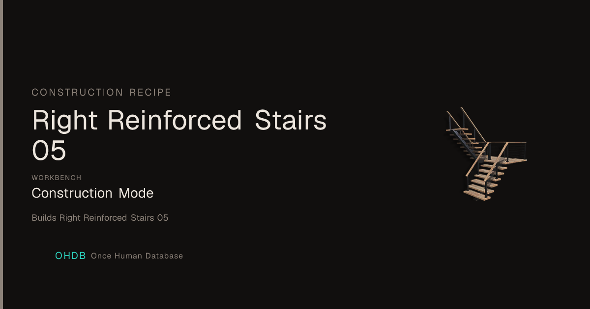 Right Reinforced Stairs 05