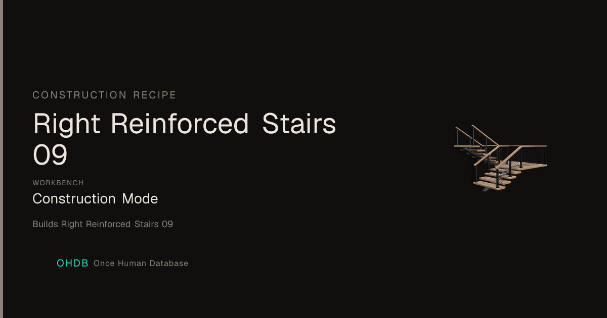 Right Reinforced Stairs 09