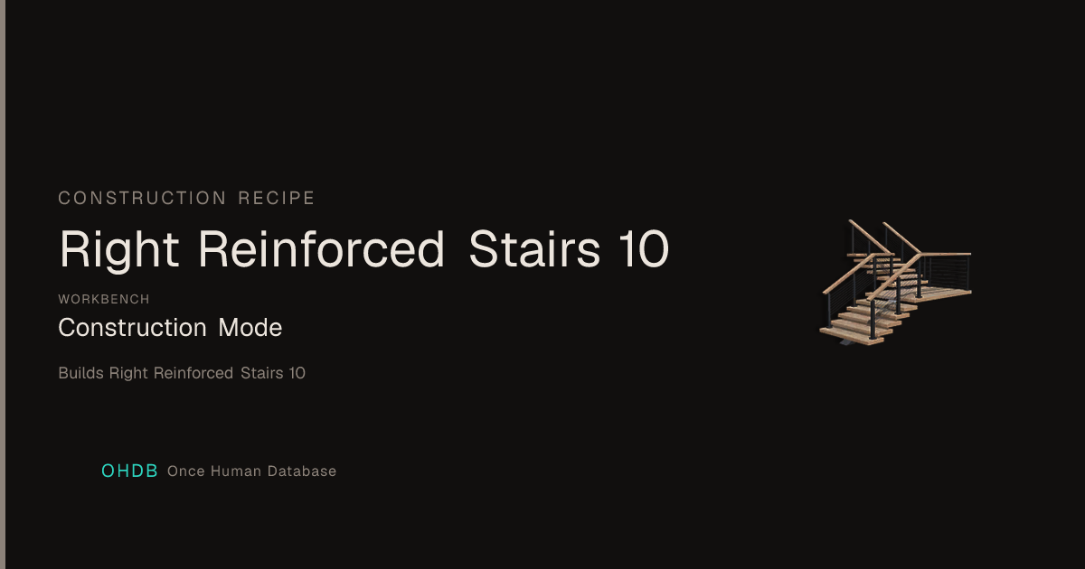 Right Reinforced Stairs 10