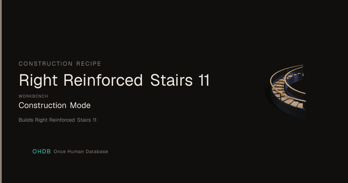 Right Reinforced Stairs 11