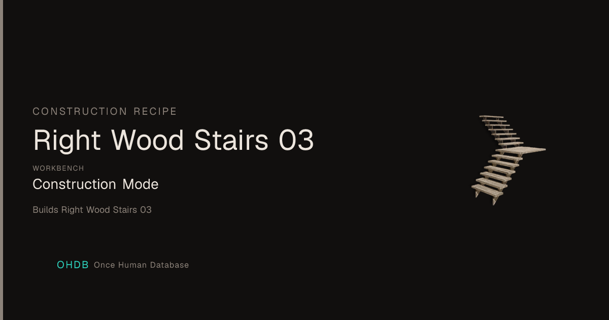 Right Wood Stairs 03