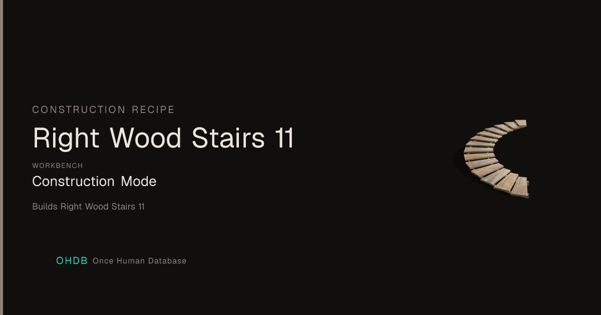 Right Wood Stairs 11