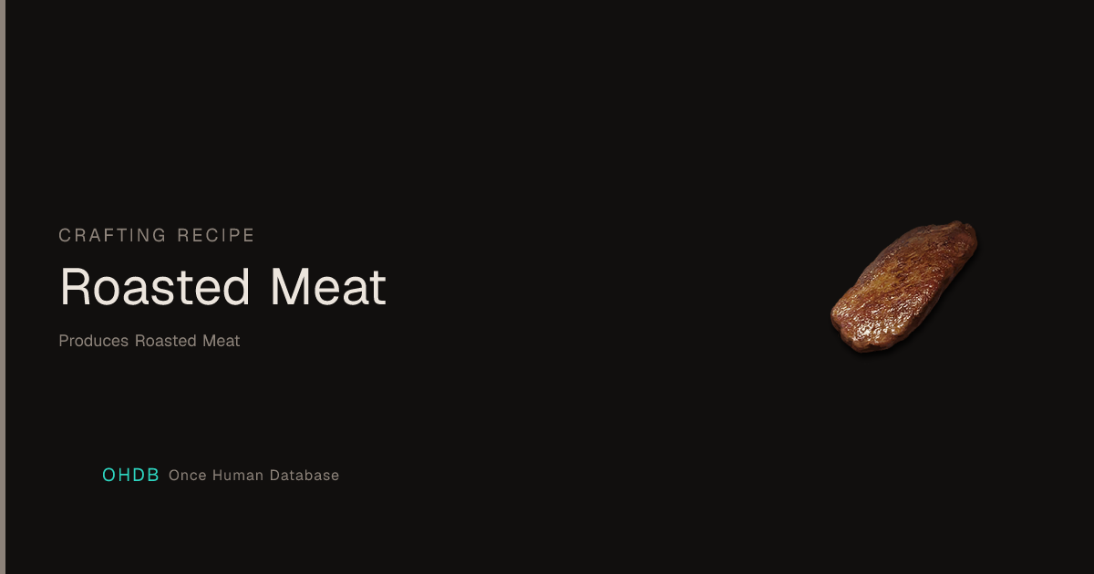 Roasted Meat