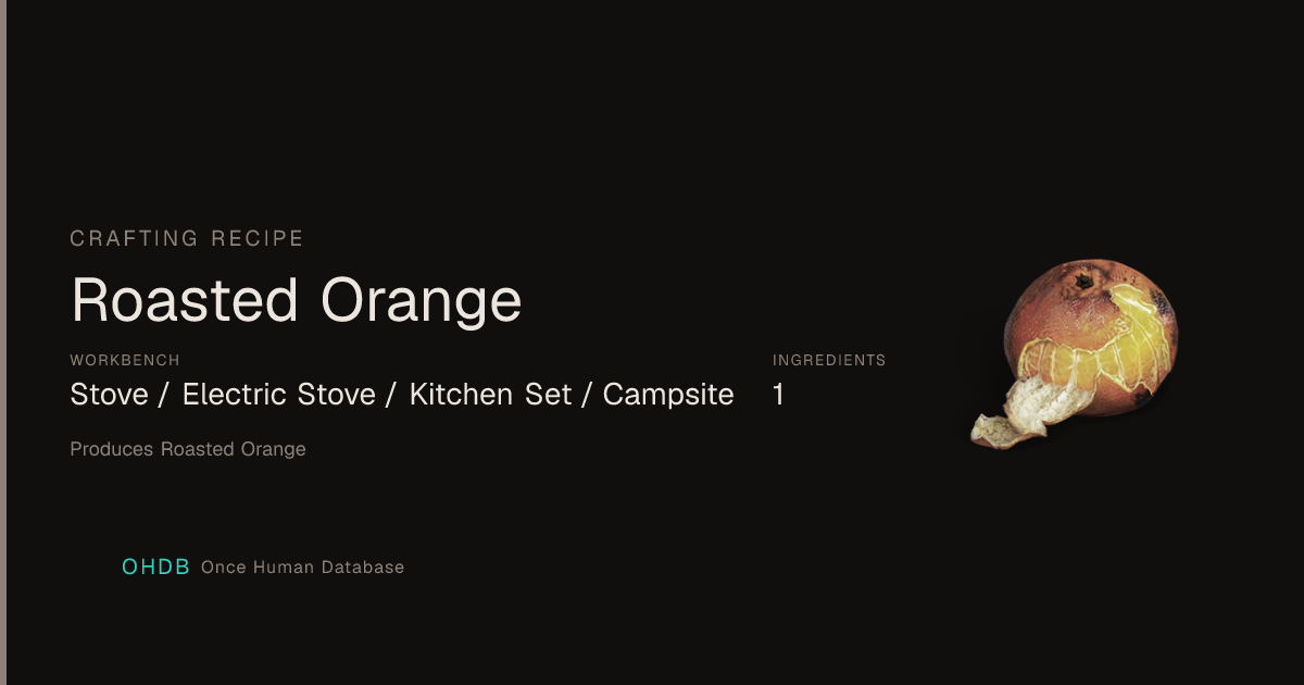 Roasted Orange