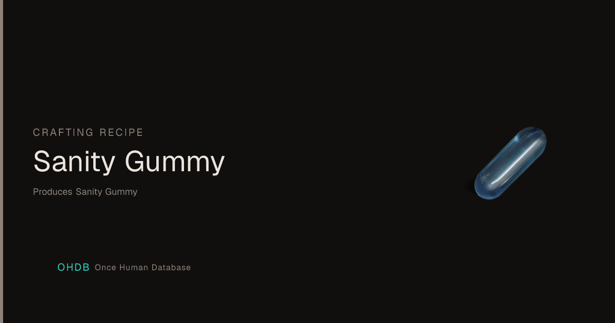 Sanity Gummy