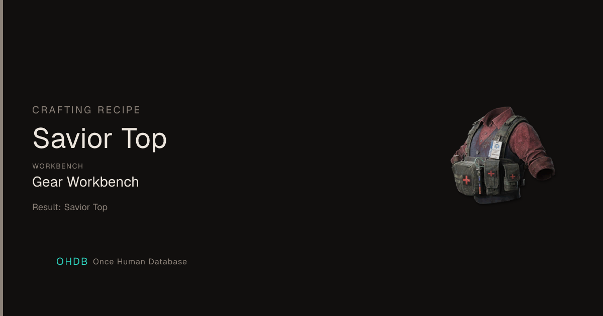 Savior Top