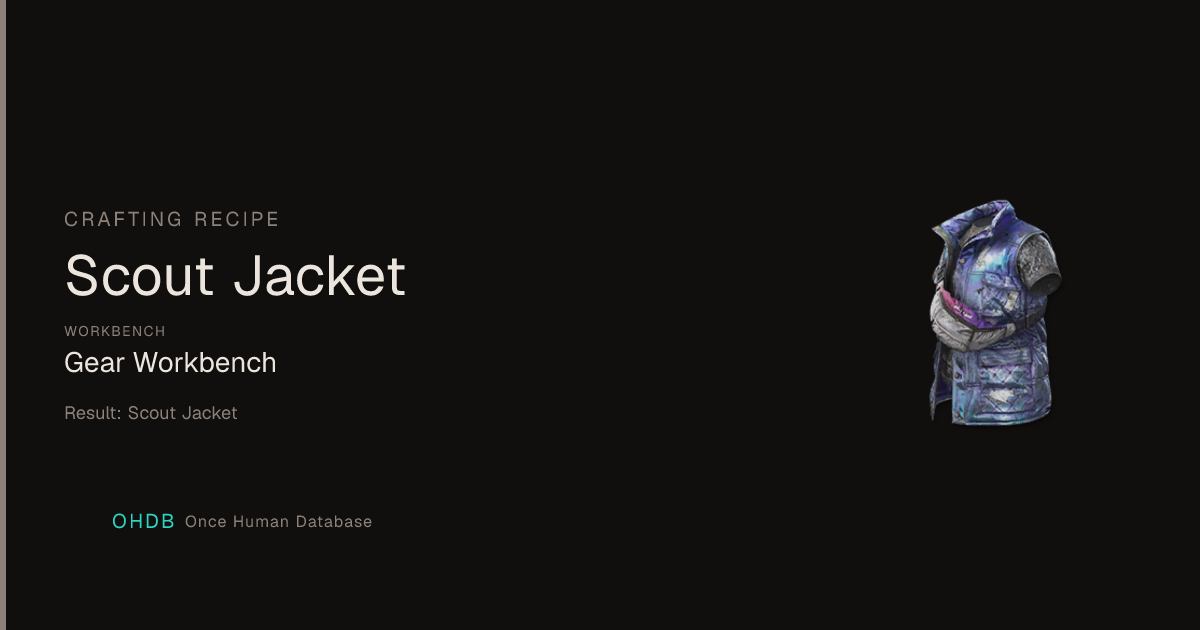 Scout Jacket