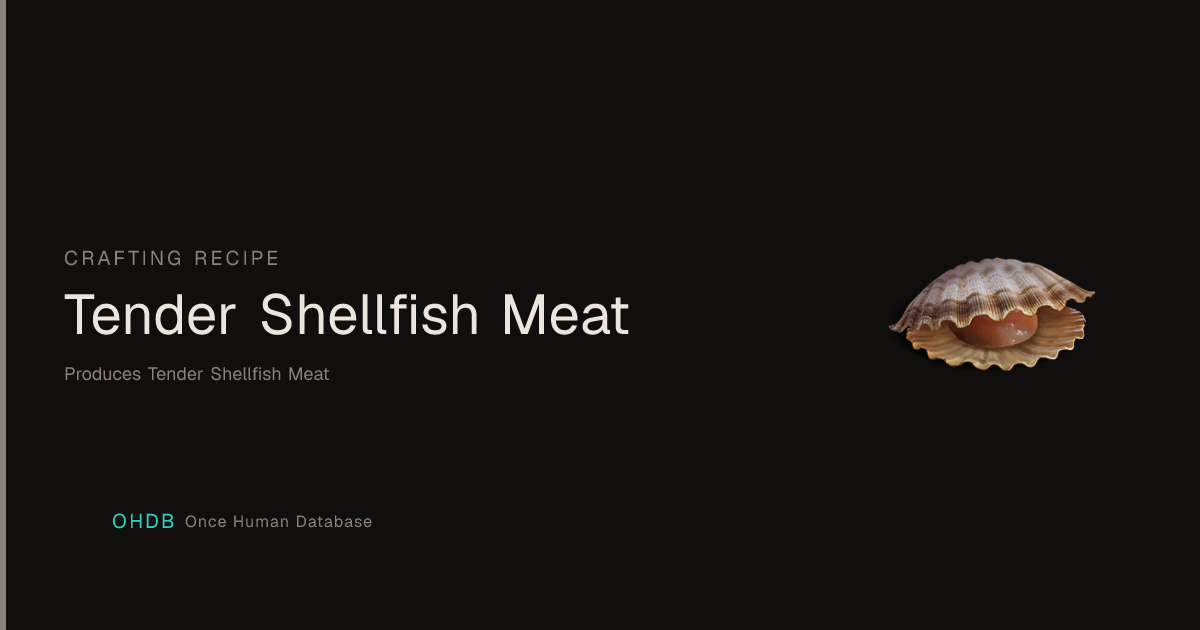Shellfish Meat