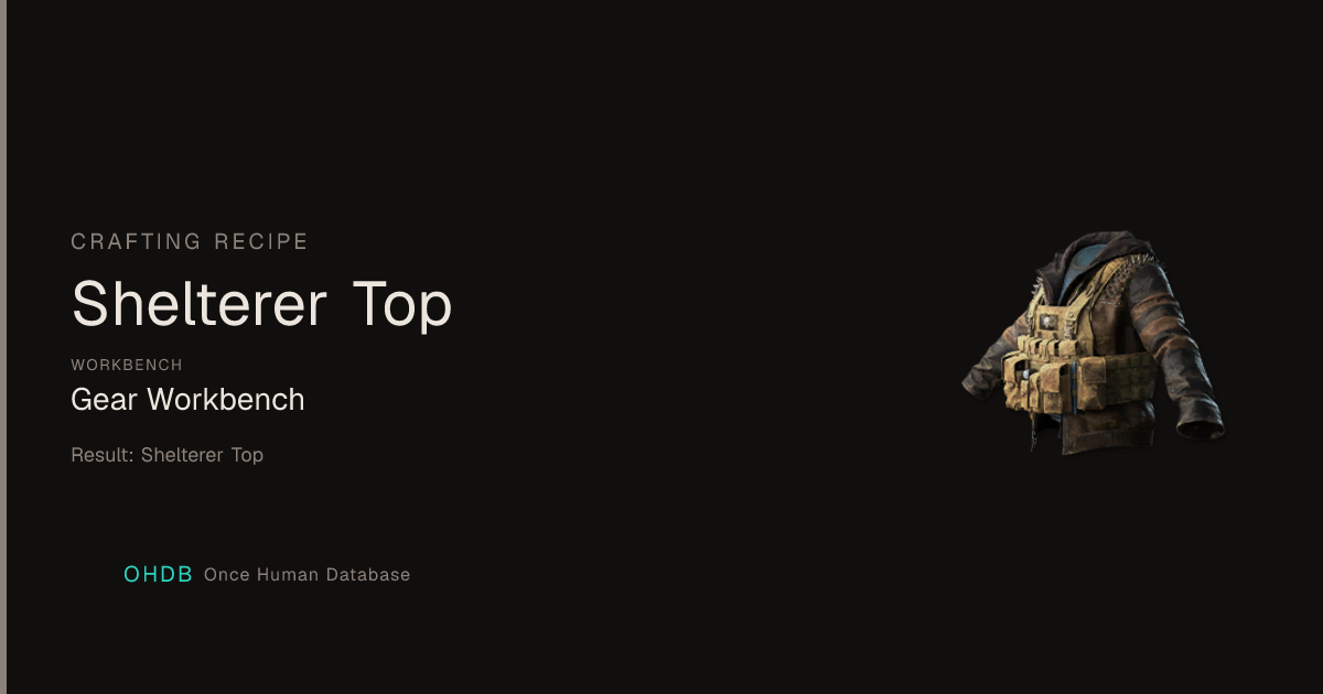 Shelterer Top