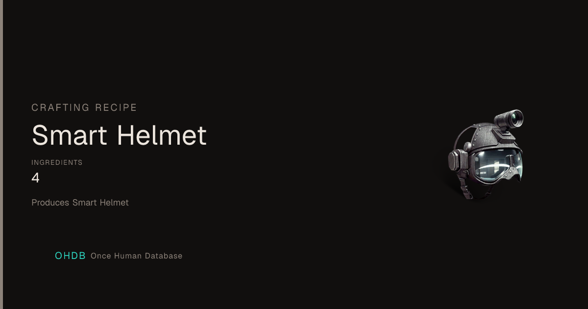 Smart Helmet