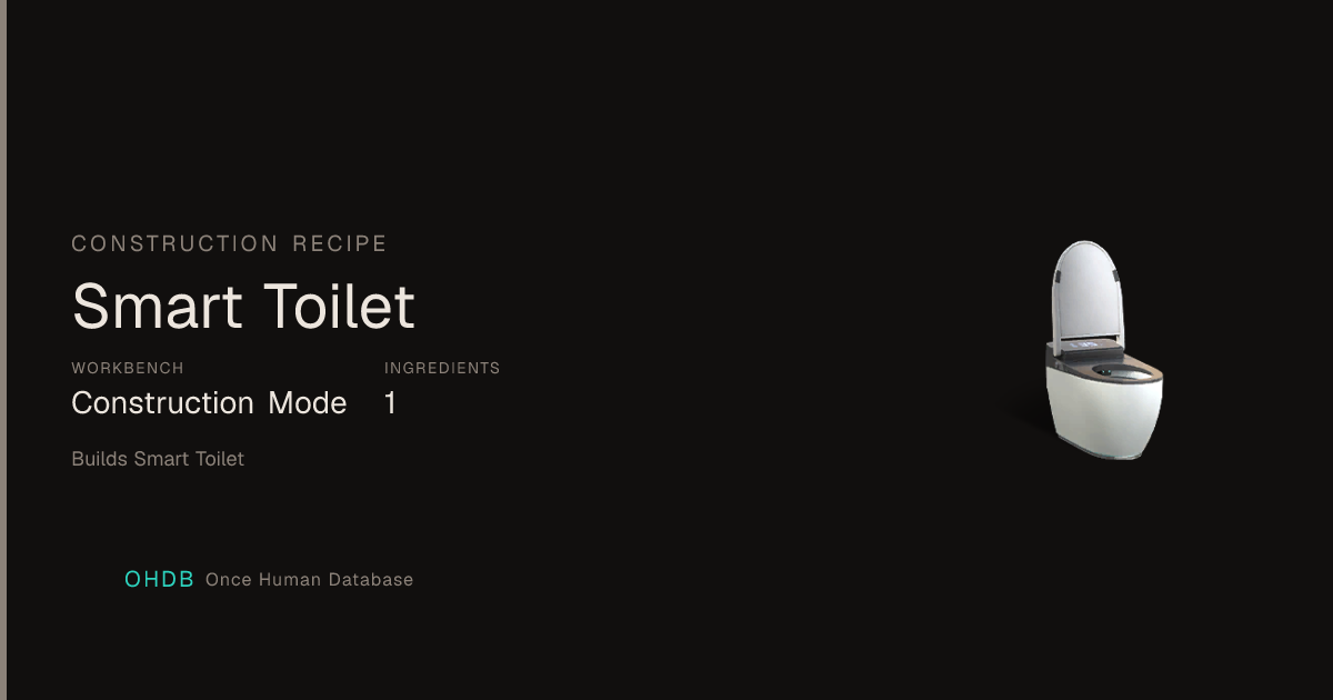 Smart Toilet