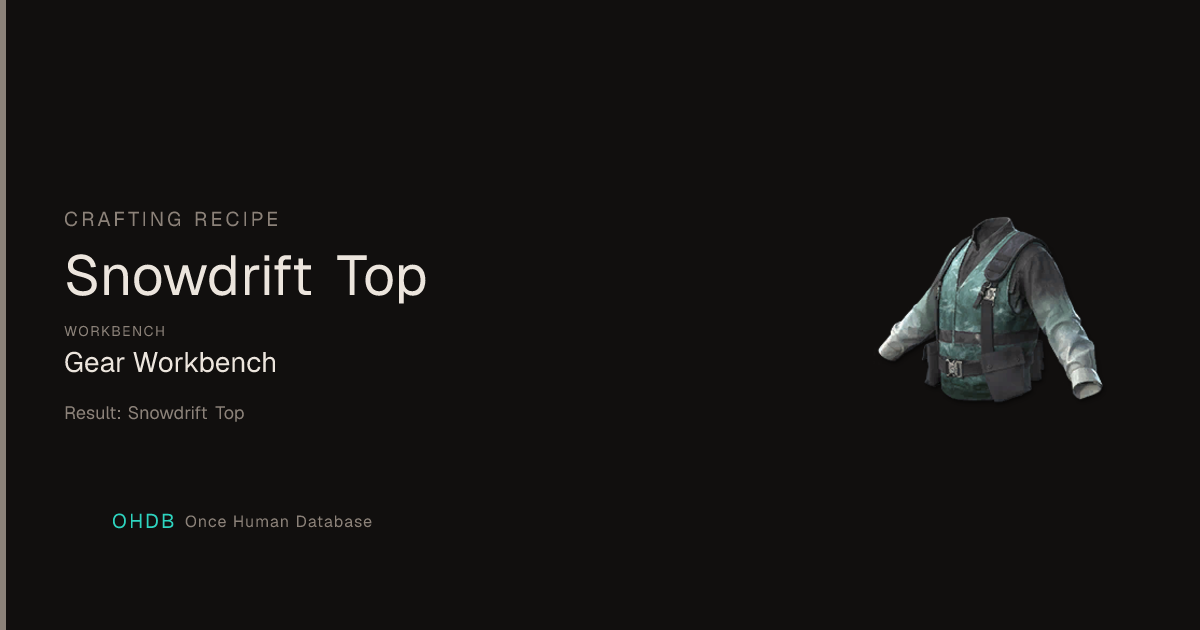 Snowdrift Top