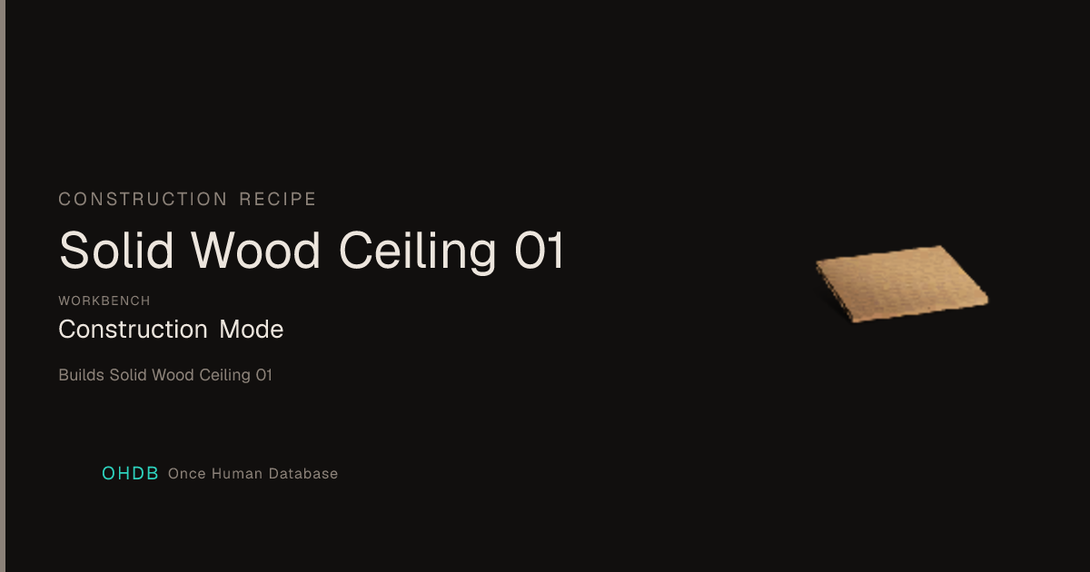 Solid Wood Ceiling 01