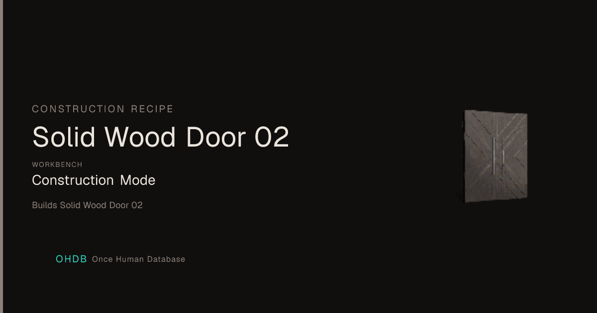 Solid Wood Door 02