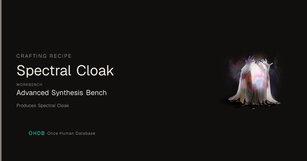 Spectral Cloak