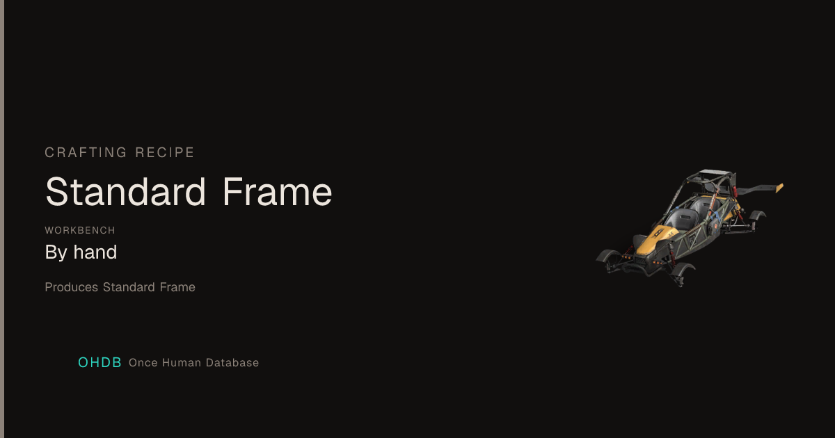 Standard Frame