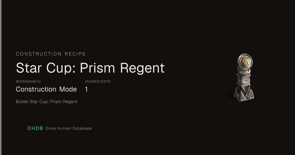 Star Cup: Prism Regent