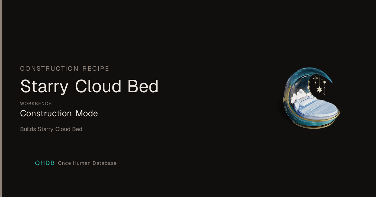 Starry Cloud Bed