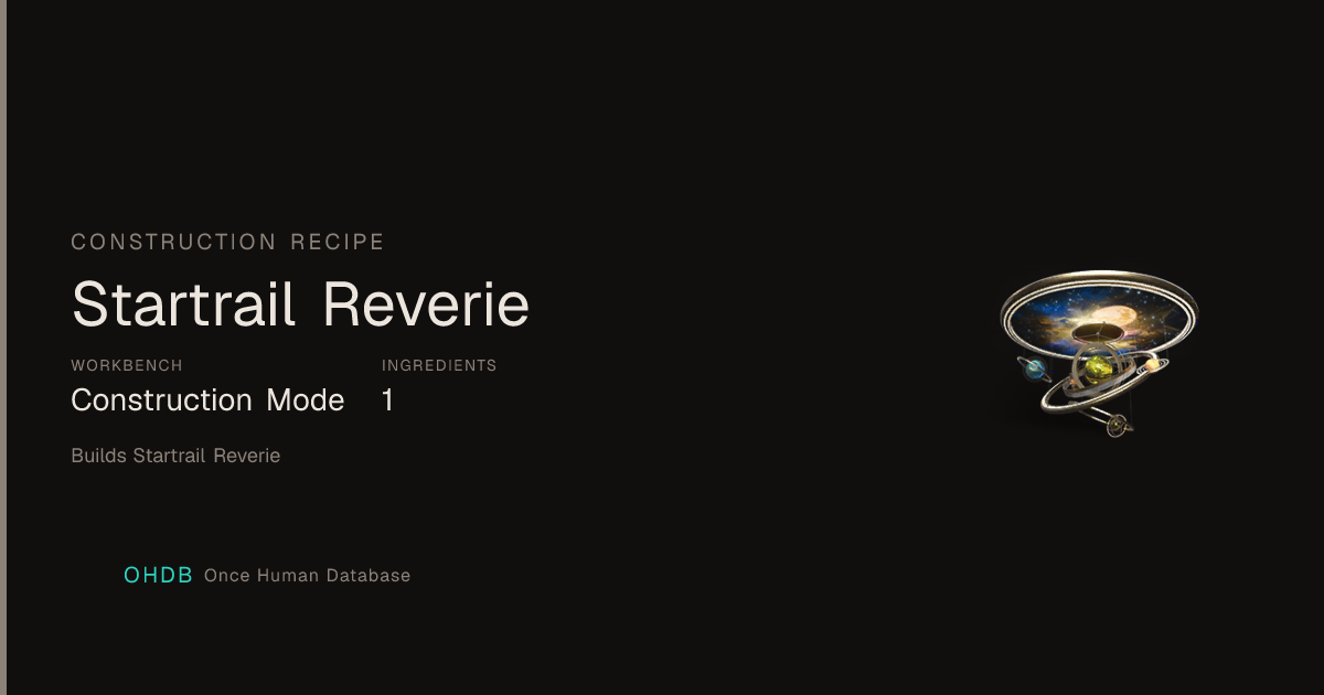 Startrail Reverie