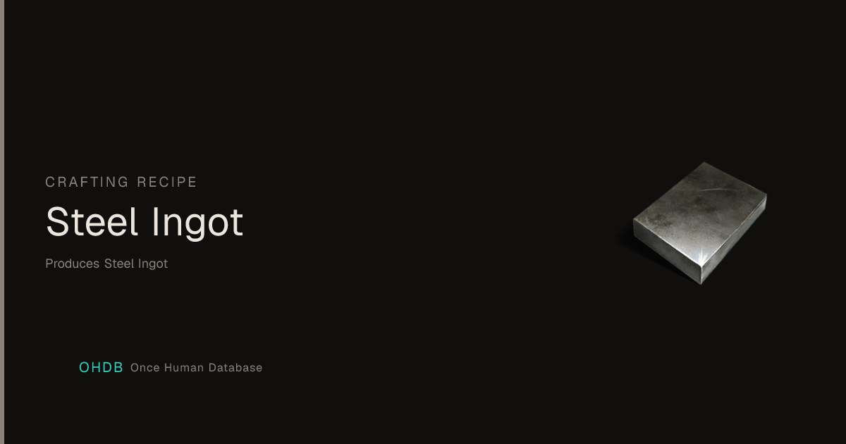 Steel Ingot