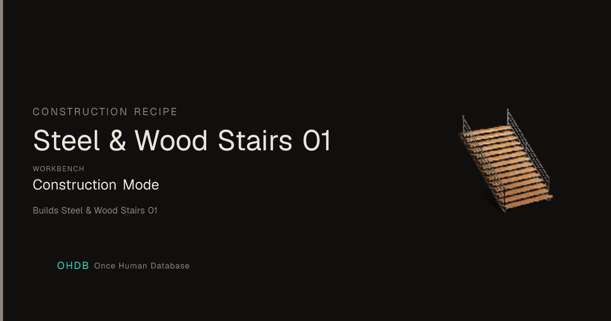 Steel & Wood Stairs 01