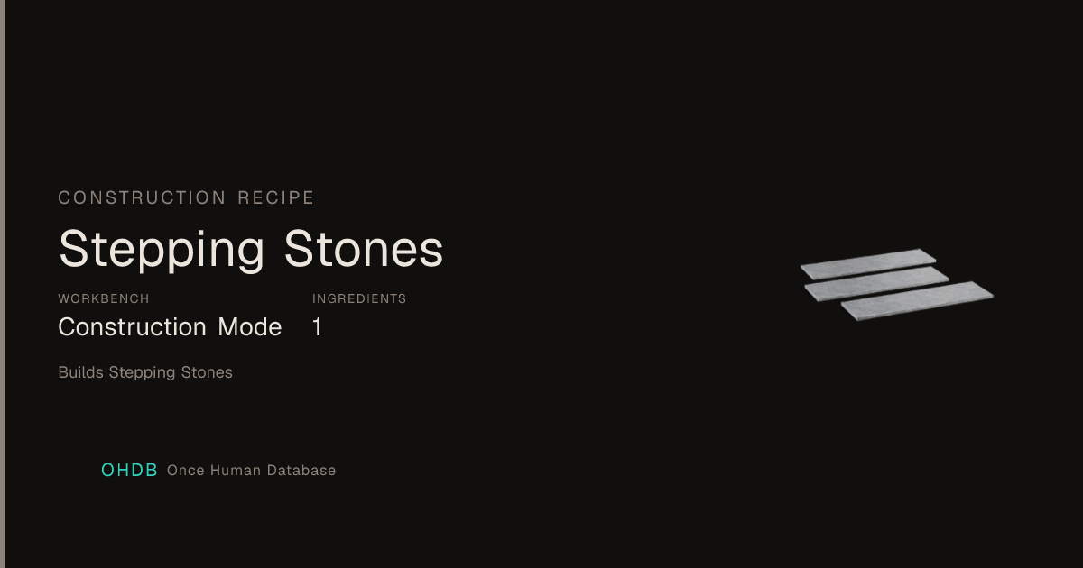 Stepping Stones