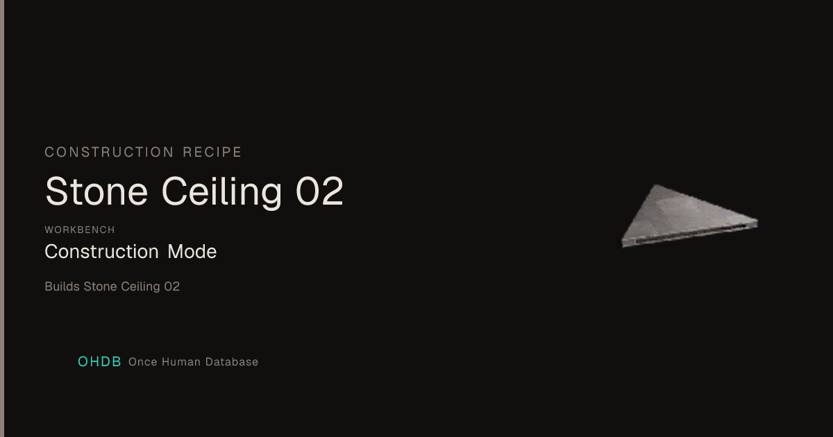 Stone Ceiling 02