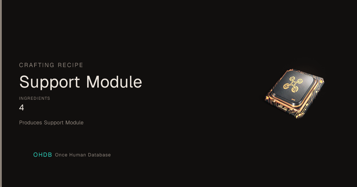 Support Module