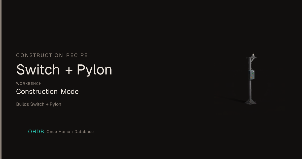 Switch + Pylon