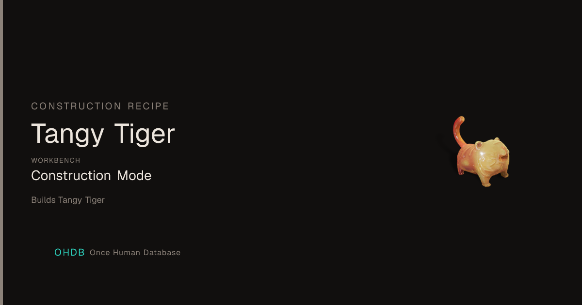 Tangy Tiger