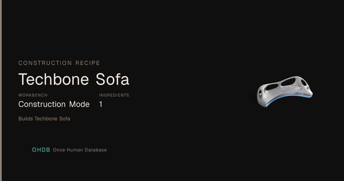 Techbone Sofa