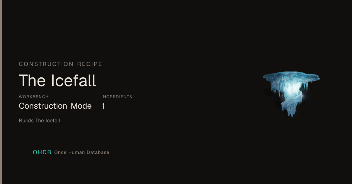 The Icefall