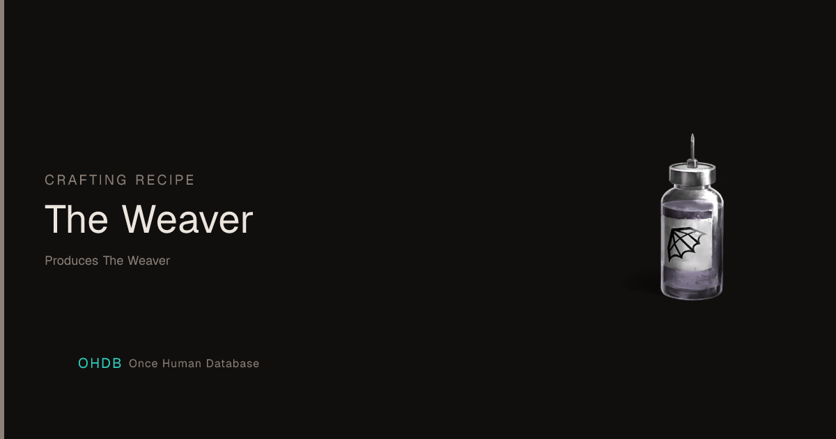 The Weaver