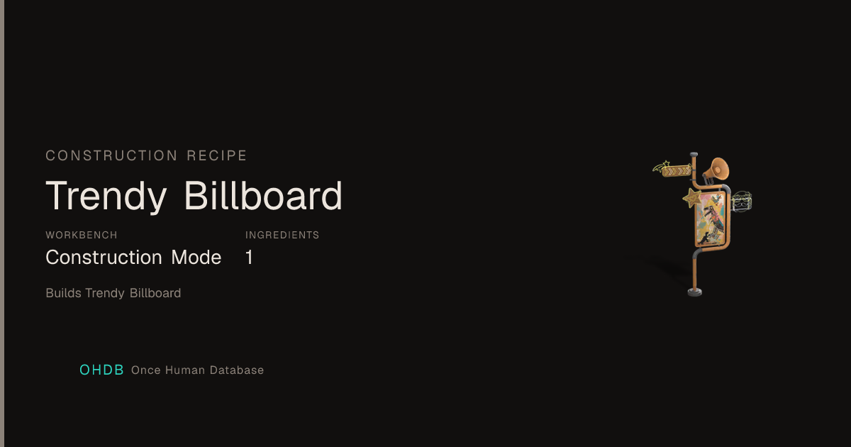 Trendy Billboard