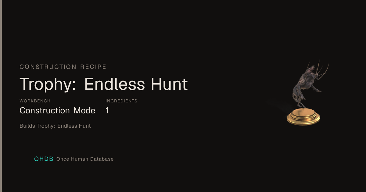 Trophy: Endless Hunt