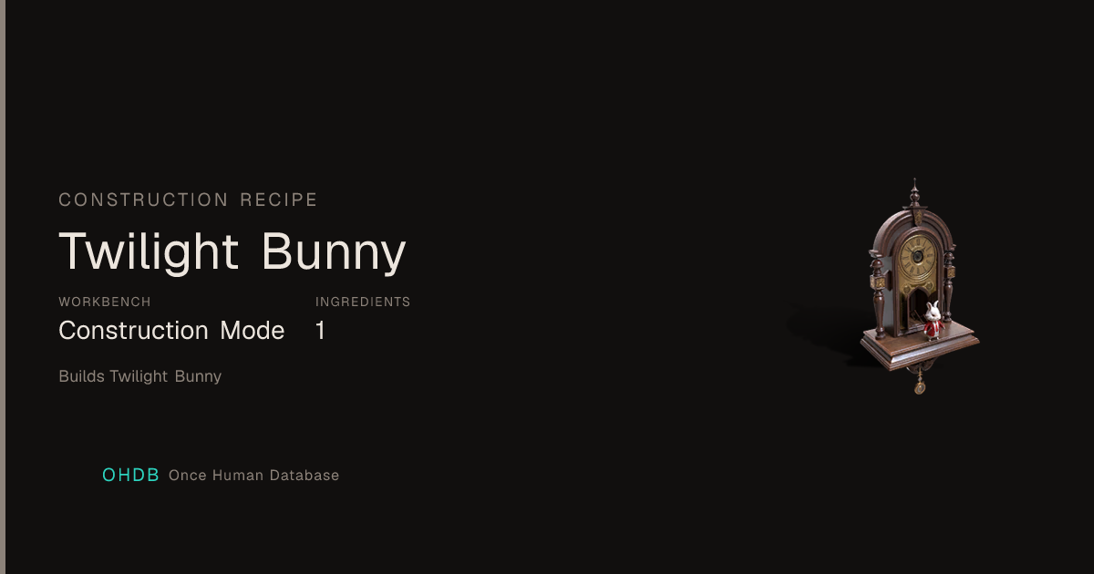 Twilight Bunny