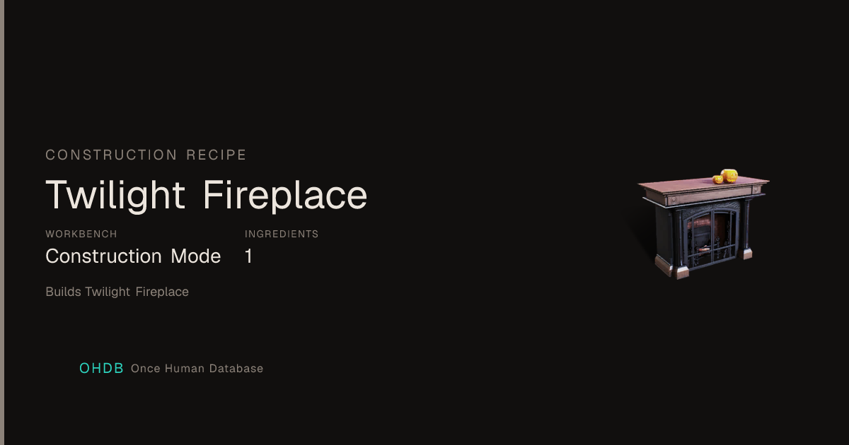 Twilight Fireplace