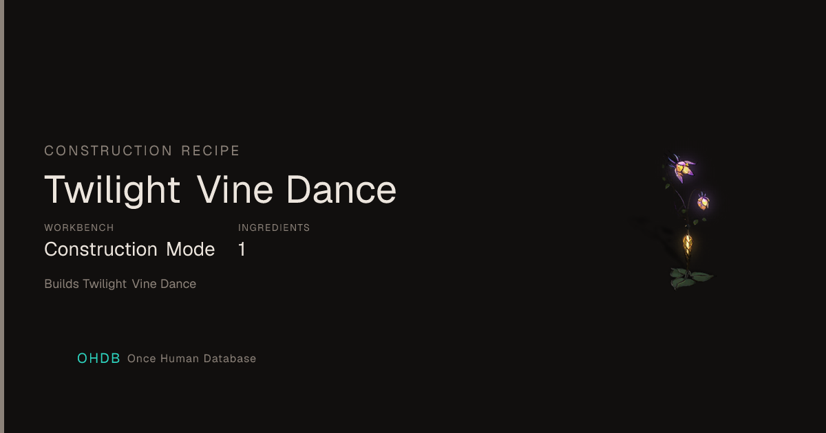Twilight Vine Dance