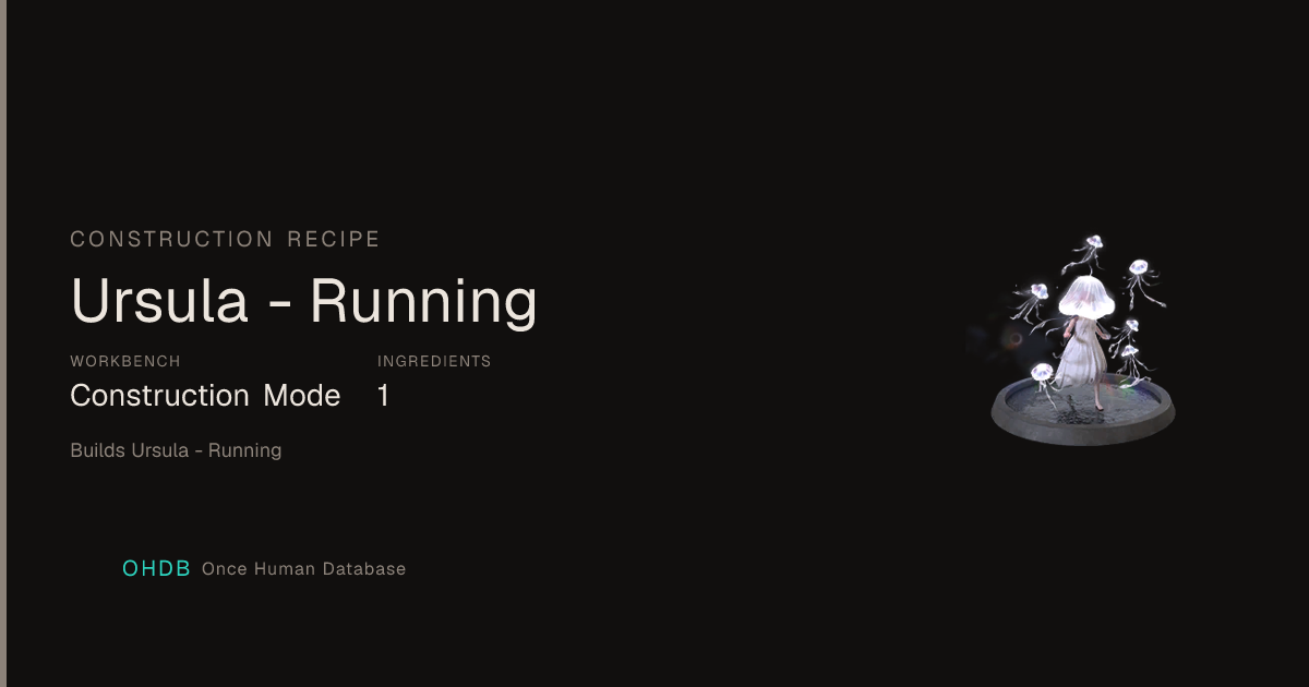 Ursula - Running