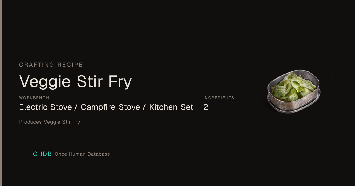 Veggie Stir Fry