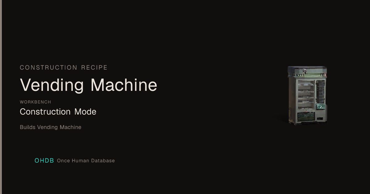 Vending Machine
