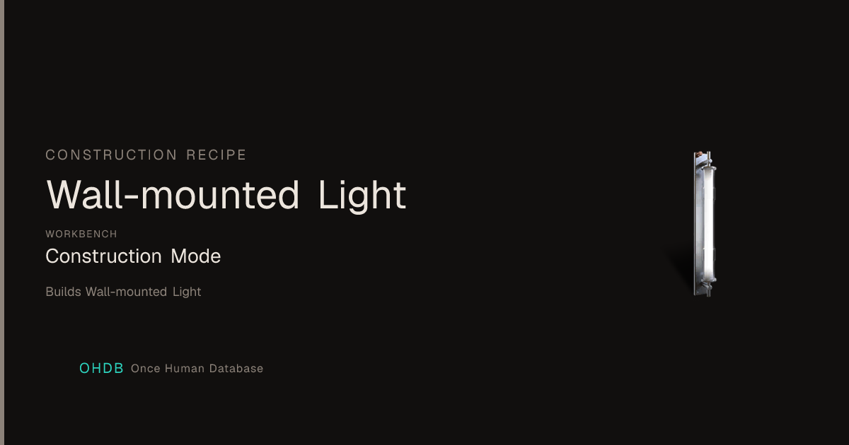Wall-mounted Light