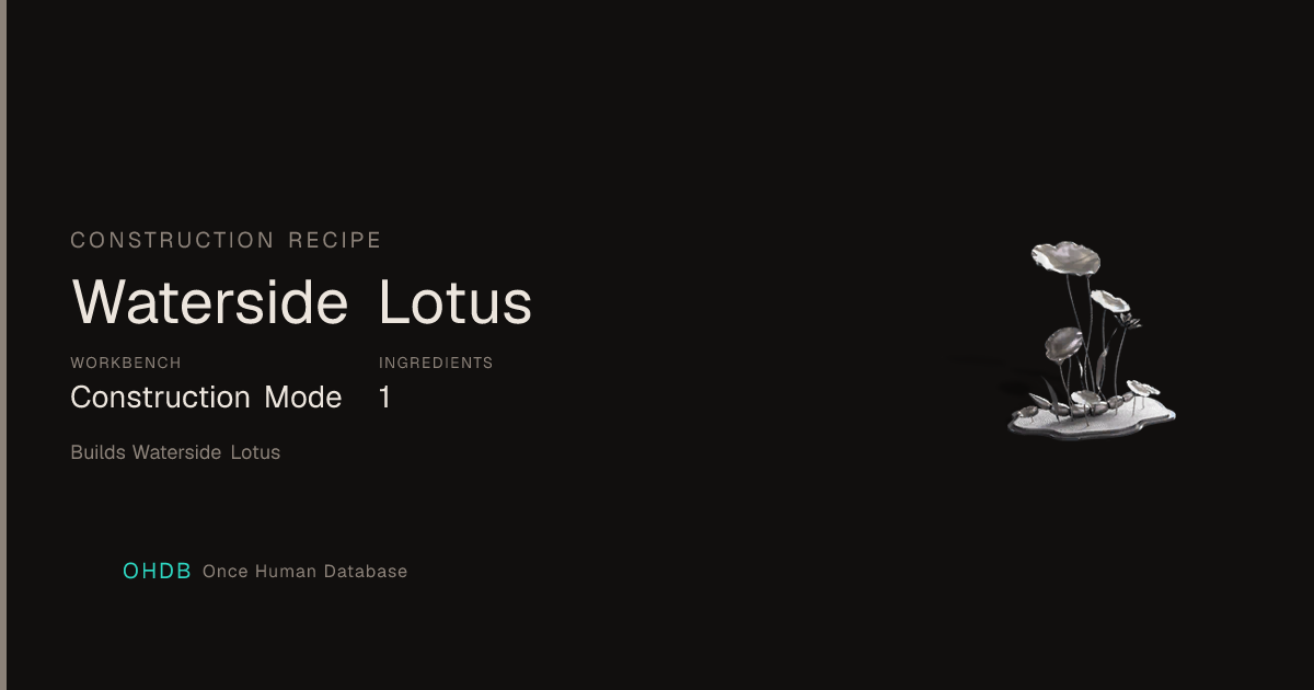 Waterside Lotus