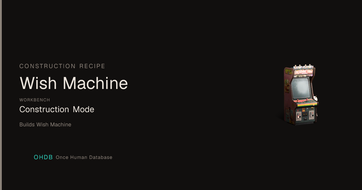 Wish Machine