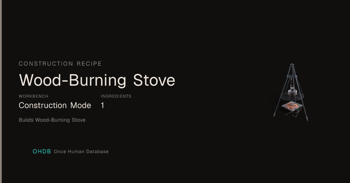 Wood-Burning Stove