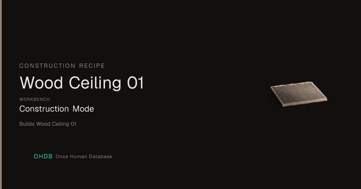 Wood Ceiling 01
