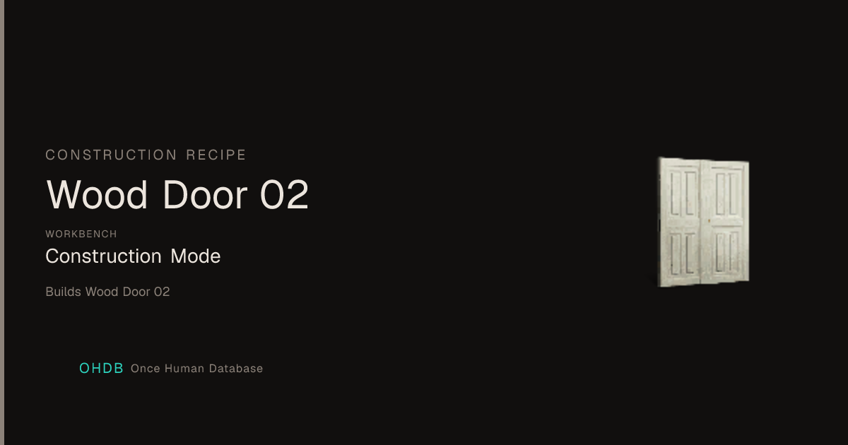 Wood Door 02